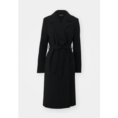 Afbeelding van ONLY Dames Onlalvilda Life Wrap Coat OTW mantel, Zwart/details: solid., XS