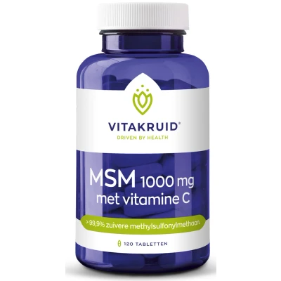 Afbeelding van Vitakruid Msm 1000mg + Vitamine C 120tb