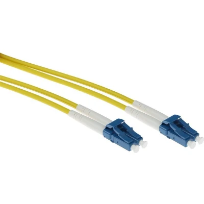 Afbeelding van Glasvezelkabel OS2 LC/LC 1 meter (Duplex, 9/125μm, UPC, Metalen beschermlaag)