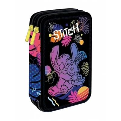 Afbeelding van Coolpack Tekenetui Pennenetui twee compartimenten, met accessoires, Stitch, Jumper 2