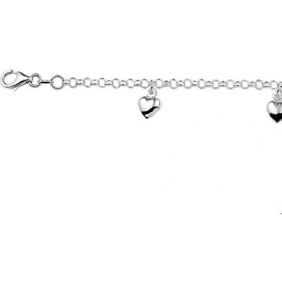 Afbeelding van Armband Zilver Hart 15 cm