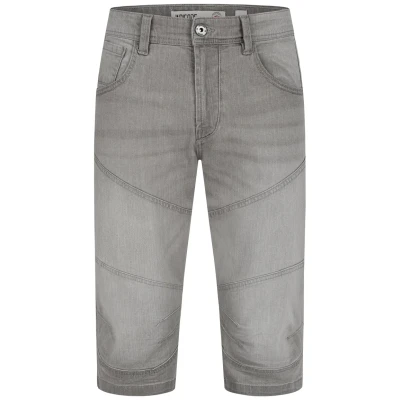 Afbeelding van Indicode Heren Fortune Jeans Shorts 3/4 korte broek Lt grey XL