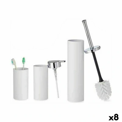 Afbeelding van Badset Wit Plastic (8 Stuks)