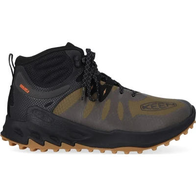 Afbeelding van Wandelschoen Keen Men Zionic Mid Wp Dark Olive Scarlet Ibis Schoenmaat 42,5