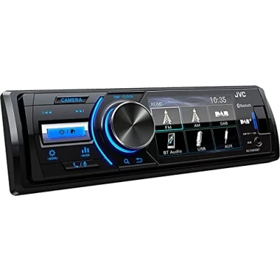 Afbeelding van JVC KD X561DBT 1DIN Mechless DAB+ autoradio met 3&quot; kleurenscherm