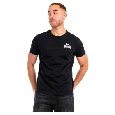 Afbeelding van Lonsdale Normale Passform Whiteness Tshirt print, Heren, Maat: Large, Black white