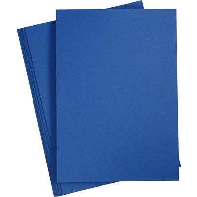 Afbeelding van Creativ company knutselkarton A4 180 gr donkerblauw 20 vellen