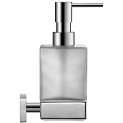 Afbeelding van Duravit karree zeepdispenser matglas wandmodel chroom 0099541000