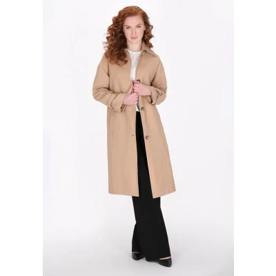 Afbeelding van Dreimaster Mantel, Dames, Maat: 42, Beige