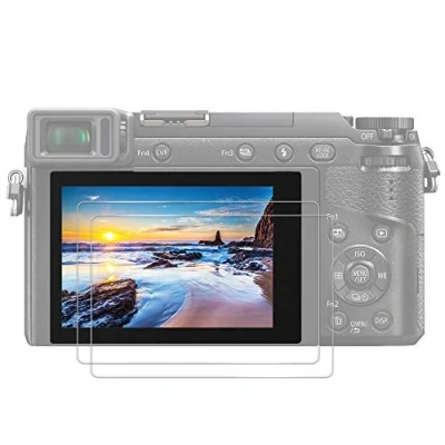 Afbeelding van JJC (2 PACK) Gehard glas Screen Protector voor Panasonic Lumix S1/S1R digitale camera, ultradunne HD, hoge hardheid, onbreekbaar, anti bel