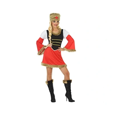 Afbeelding van Kostuums voor Volwassenen Rood (2 pcs) Russin Maat M/L