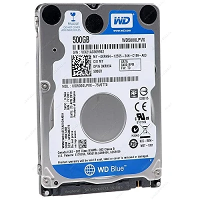 Afbeelding van Western Digital WD5000LPVX BLUE