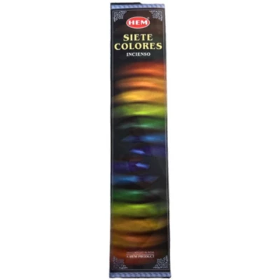Afbeelding van Wierook hem 7 kleuren 35 stuks
