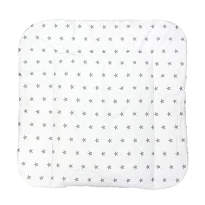 Afbeelding van TupTam Baby Aankleedkussen met Patronen, Sterren Wit, 70 x cm