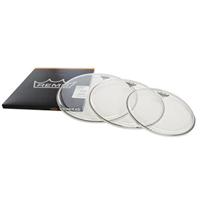Afbeelding van Remo velSet Emperor, Clear, Fusion: 10&quot;,12&quot;,14&quot; Drumvellen set