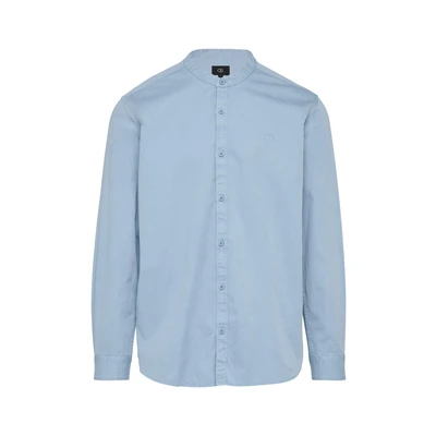 Afbeelding van QS Overhemd, Heren, Maat: Medium, Blassblau