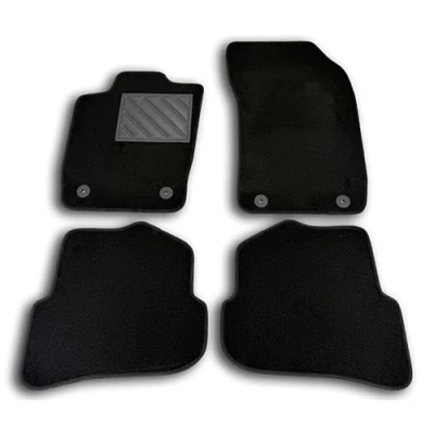 Afbeelding van MTC vloermatten Audi A1 vanaf 2010 perfecte pasvorm antislip PVC hakbeschermers Fix verankering