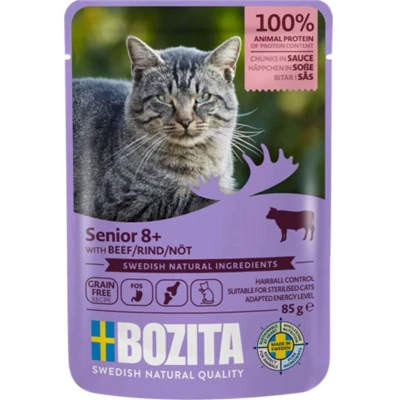 Afbeelding van 24x 85g Bozita Morsels in Sauce Senior Veel Rund Nat Kattenvoer