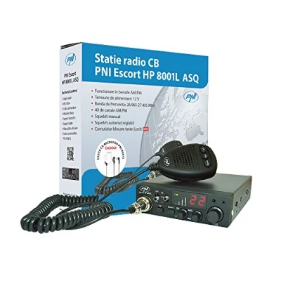 Afbeelding van CB Radio PNI Escort HP 8001L ASQ bevat HS81L headset, Zwart