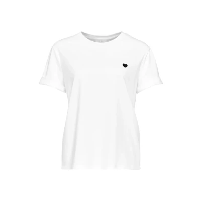 Afbeelding van Opus SERZ Tshirt basic, Dames, Maat: 36, White