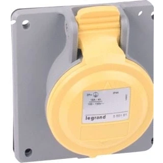 Afbeelding van LEGRAND CEE INBOUW CONTACTDOOS 110V 16A 2P+A IP44 P17 TEMPRA PRO