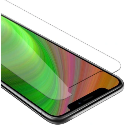 Afbeelding van Cadorabo Screenprotector geschikt voor Apple iPhone X / XS in KRISTALHELDER Tempered Display Pantser Film beschermglas