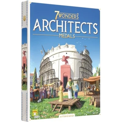 Afbeelding van ASMODEE Repos Production 7 Wonders Architects Uitbreiding: Medals Bordspellen Strategiespellen Games voor volwassenen en kinderen vanaf 8 jaar 2 tot spelers Franse versie