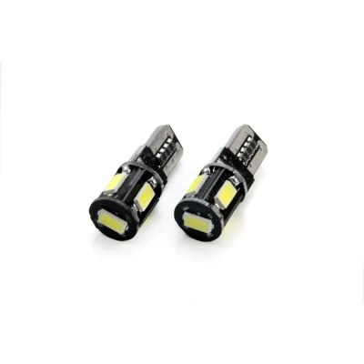 Afbeelding van T10 5730 Canbus 5 LED 12 volt 2 stuks 