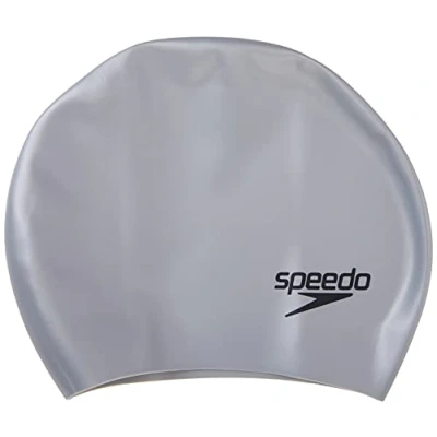 Afbeelding van Speedo Unisex Volwassen zwemmen GLB Silicone Lang Haar Zilver One Size