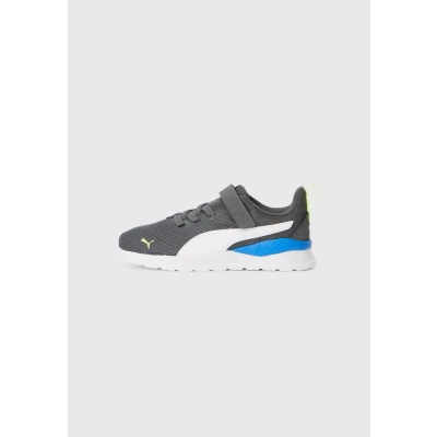 Afbeelding van Puma Anzarun LITE AC Unisex Hardloopschoenen voor op de weg kinderen, Maat: 28, Dusky gray/white/fizzy light Textiel/ synthetisch