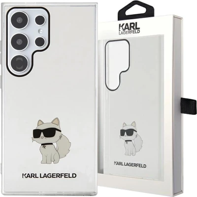 Afbeelding van Karl Lagerfeld IML Choupette hoesje voor Samsung Galaxy S24 Ultra transparant