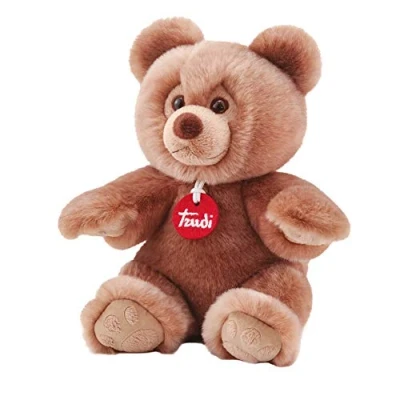 Afbeelding van Trudi Classic knuffel Teddybeer Brando 23 cm Hoge kwaliteit pluche Knuffelbeer voor jongens en meisjes Bruin 18x23x14 maat S