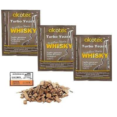Afbeelding van 3 x Turbogist Alcotec Whisky 73 g, Gist Voor Gisting, Turbo Gist, Mash, Wodka