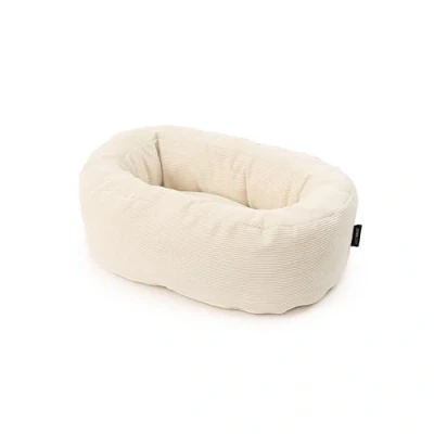 Afbeelding van LucyBalu® DINGHY kattenbed wasbaar voor kleine &amp; grote katten slaapplek kattenkussen kattensofa fluffy kattenmand kattenbedjes kattenbank kattenligbed wit