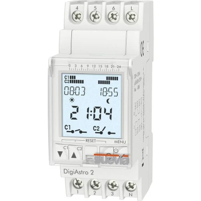 Afbeelding van Suevia DigiAstro 2 DIN rail schakelklok Digitaal 230 V/AC 16 A/250 V