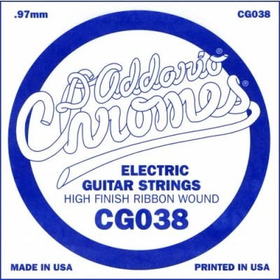 Afbeelding van D&#039;Addario Flatwound chromen singles (.038 .042) .038