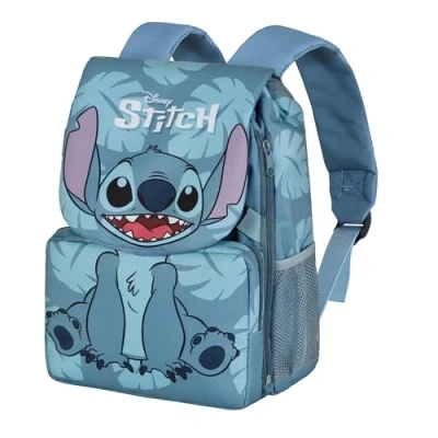 Afbeelding van Disney Lilo and Stitch Sit Small EXP uitbreidbare rugzak, Blauw, 26 x 34 cm, inhoud 15 l, Eén maat, Kleine rugzak