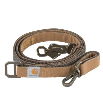 Afbeelding van Carhartt, Heren Nylon Duck Hondenriem, Carhartt® Bruin, S
