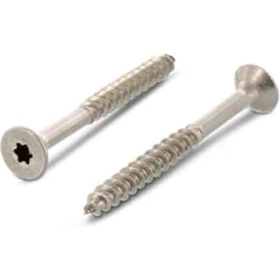 Afbeelding van Seko houtbouwschroef met freesribben 5,0 x 50/30 mm Art. 9047 RVS A2 TX25 (200 stuks)