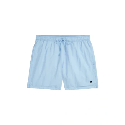 Afbeelding van Tommy Hilfiger Essentials Medium Drawstring Zwemshorts, Heren, Maat: Small, Sweet blue