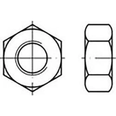 Afbeelding van TOOLCRAFT TO 6861102 Zeskantmoeren M5 DIN 934 RVS V2A A2 100 stuk(s)