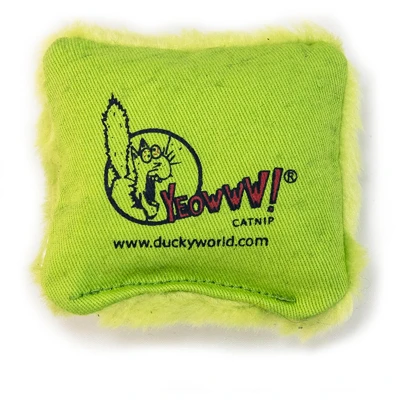 Afbeelding van Yeowww kussentje met catnip groen