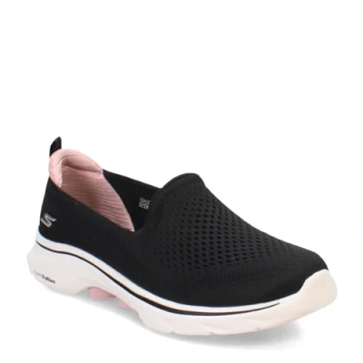 Afbeelding van Skechers Dames Go Walk 7 Vina Sneaker, Zwart Roze, 40 EU