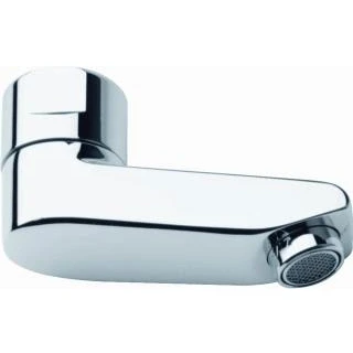 Afbeelding van Grohe gegoten onderuitloop sprong 77 mm chr.
