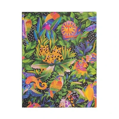 Afbeelding van Notitieboek Paperblanks Jungle Song Ultra gelineerd Flexis