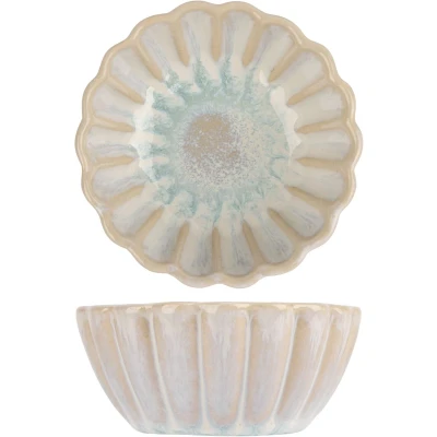 Afbeelding van Cosy &amp; Trendy Dipschaaltjes Astera Pure Wit ø 7.5 cm 4 Stuks