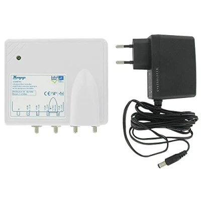 Afbeelding van Kopp CAI Versterker F Connector 4 uitgangen 4dB Kabelkeur retourgeschikt