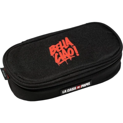 Afbeelding van Grupo Erik Etui La Casa De Papel 20 X 9 Cm Polyester Zwart/rood