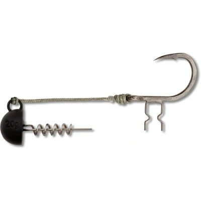 Afbeelding van Black Cat Shad Claw Rig 6/0 30g