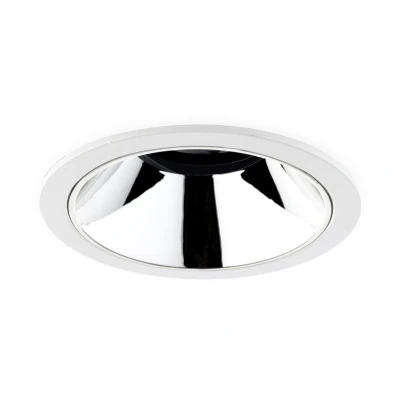 Afbeelding van LED Inbouwspot 10W CREE, Rond, Ø84mm, Kantelbaar, Dimbaar, Wit/Zilver, Warm Wit